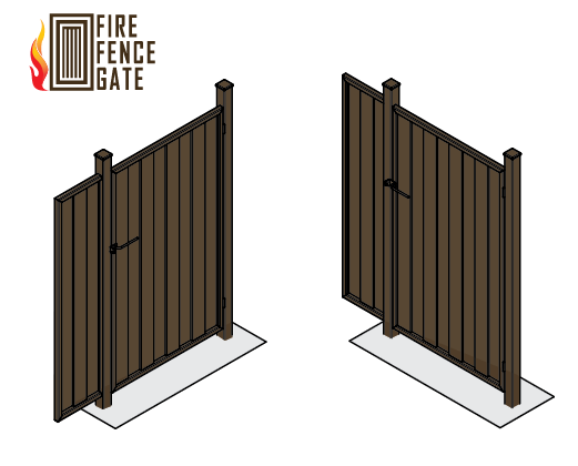 Fire Fence Gate Color